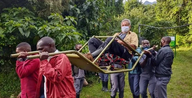 Gorilla trekking for the disabled