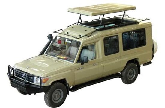 Safari car for a uganda safari