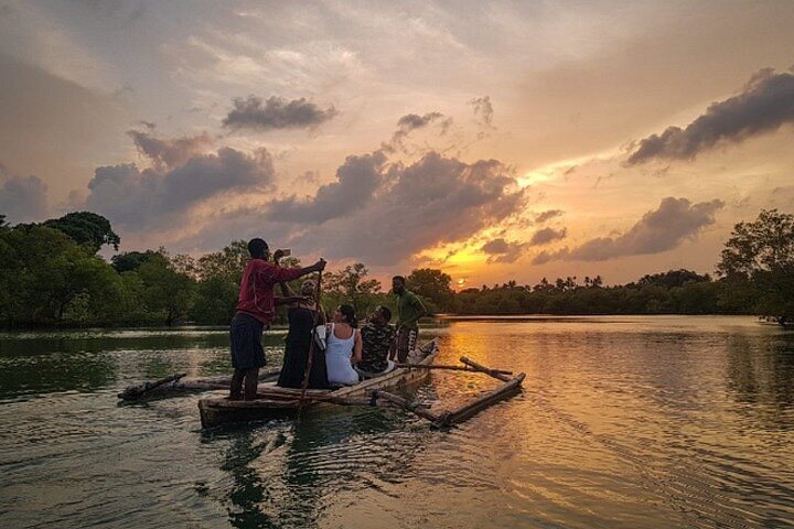 Sunset boat ride near Diani Beach Kenya