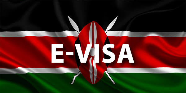 Kenya eVisa e-visa Kenya flag electronic travel authorisation